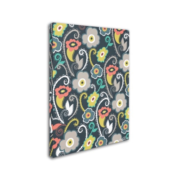 Elizabeth Caldwell 'Suzani Garden' Canvas Art,24x32